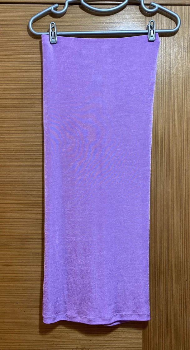 Mor/Lila Drapeli Uzun Kadın Etek - Görsel 5
