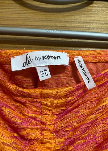 Parlak Çok Renkli Pilili Kadın İspanyol Paça Pantolon - Görsel 2