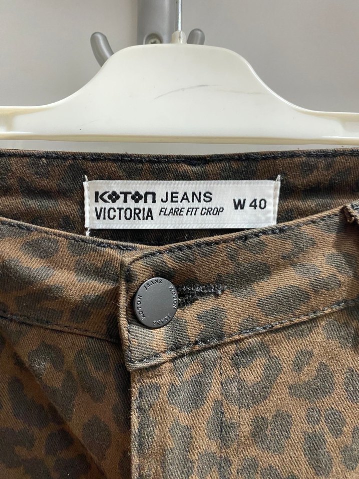 Kadın kahverengi pantolon - Görsel 4