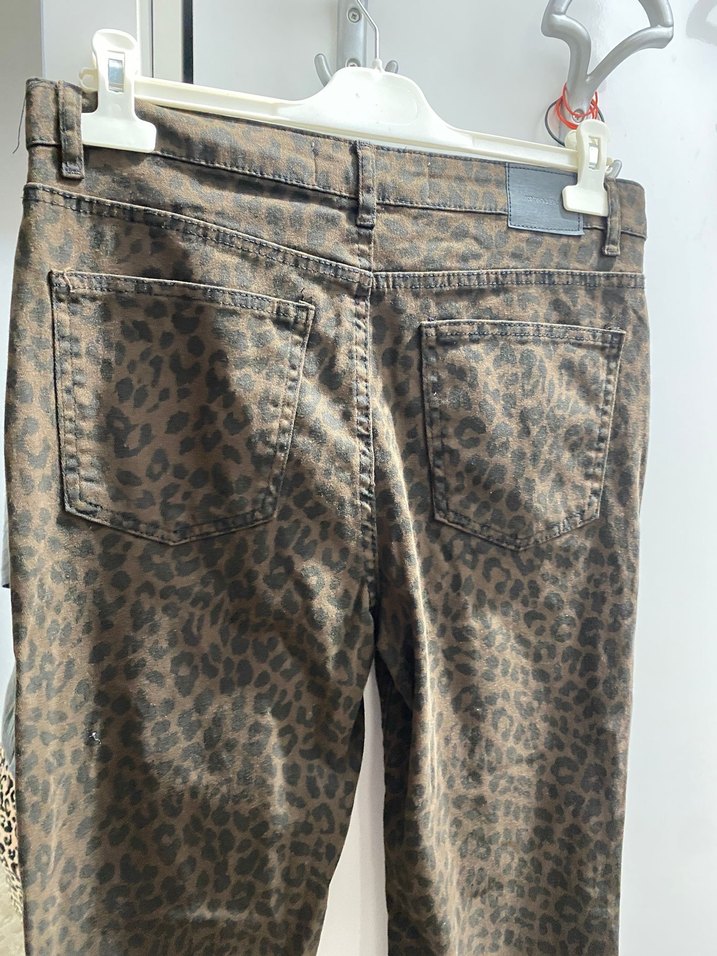 Kadın kahverengi pantolon - Görsel 3