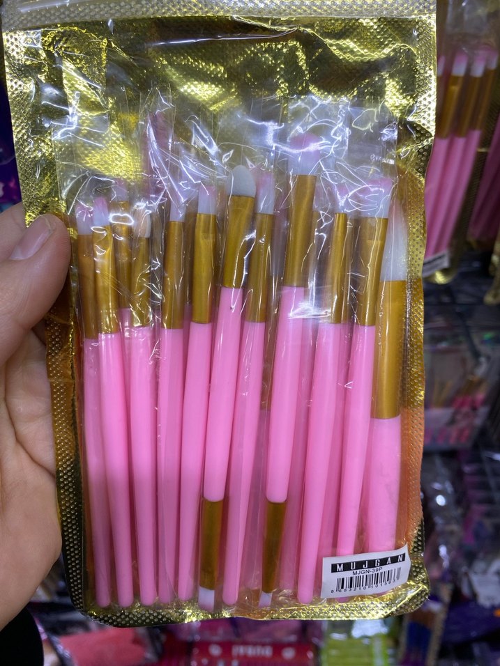 Altın Renkli Makyaj Fırça Seti mujgan - Görsel 2