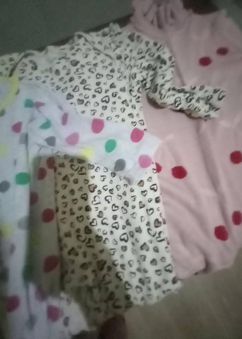 Dantel Detaylı Pembe Kız Çocuk Askılı Pijama 3 yaşa kadar olurla - Görsel 3