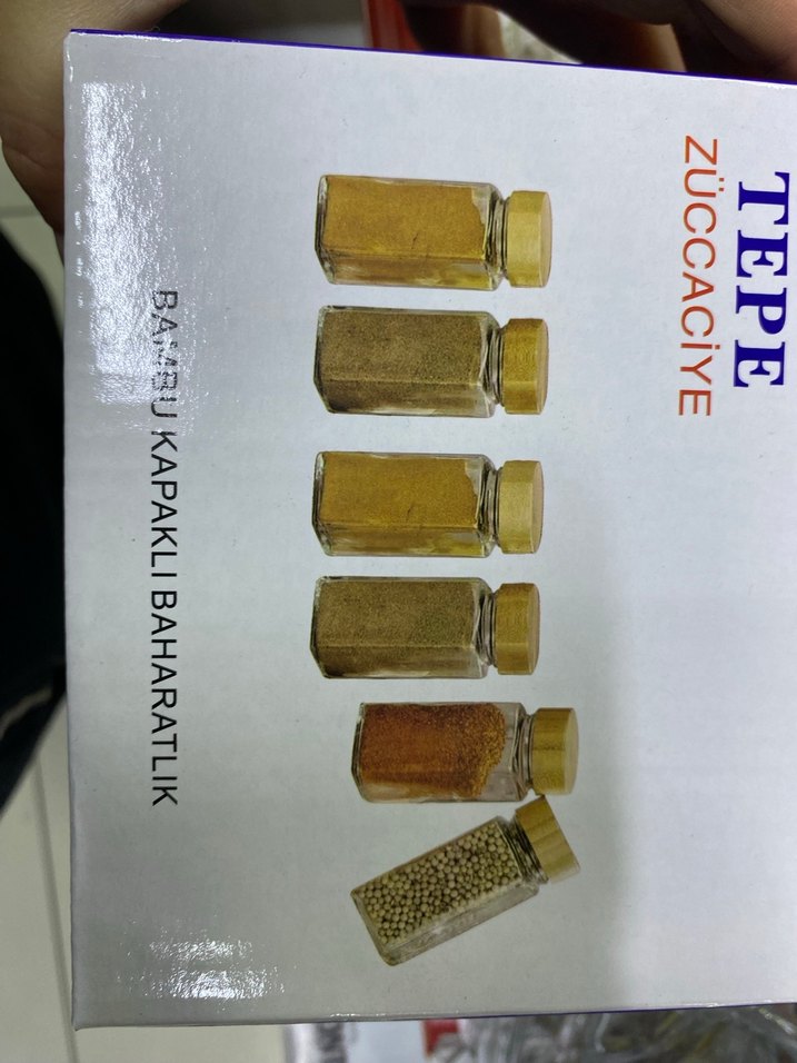 Bambu Kapaklı Cam Baharat Şişesi - Görsel 3