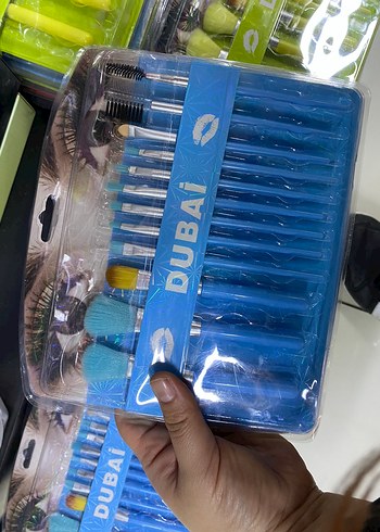 Renkli Makyaj Fırça Seti - Görsel 5