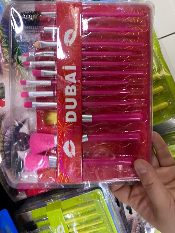 Renkli Makyaj Fırça Seti - Görsel 2