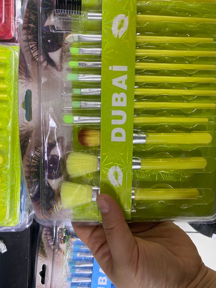 Renkli Makyaj Fırça Seti - Görsel 3