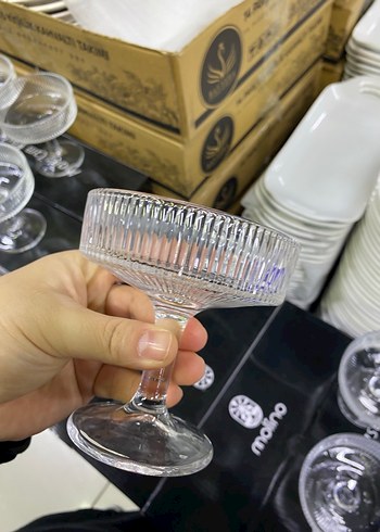 Molino Cam Su Bardağı Takımı - Haki Gri - Görsel 3