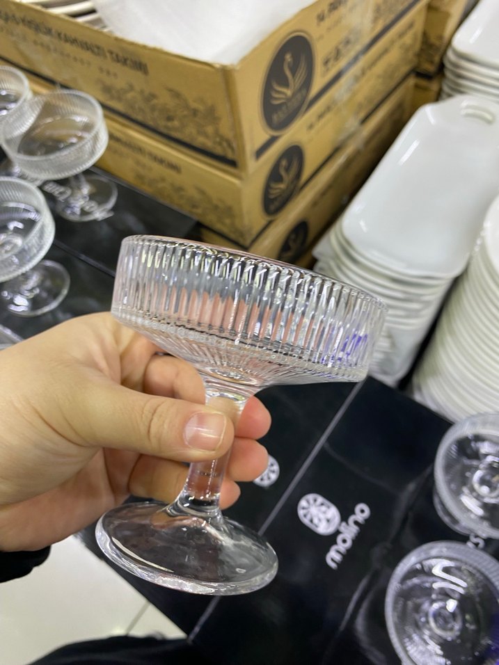 Molino Cam Su Bardağı Takımı - Haki Gri - Görsel 3