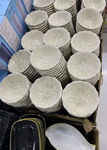 Kiraz Desenli Beyaz Seramik Mini Tabak - Görsel 2