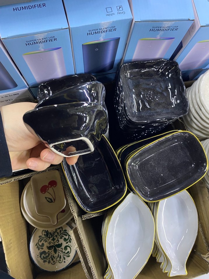 Kiraz Desenli Beyaz Seramik Mini Tabak - Görsel 4