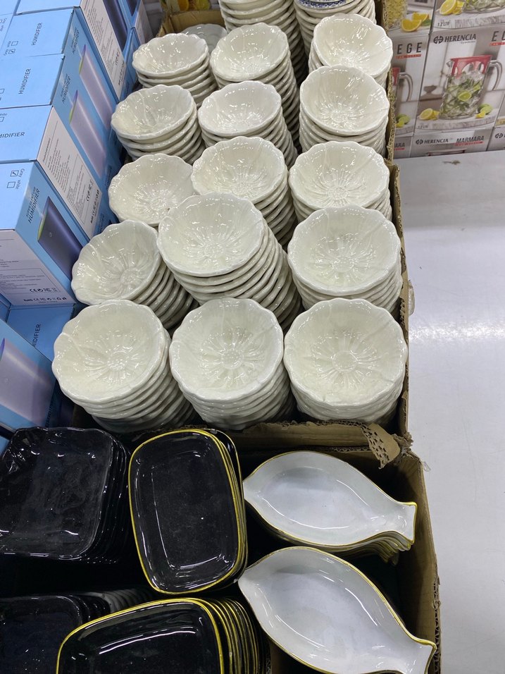 Kiraz Desenli Beyaz Seramik Mini Tabak - Görsel 5