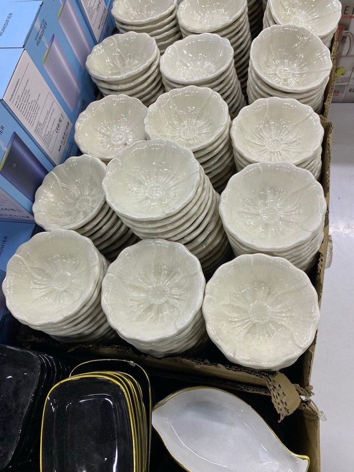 Kiraz Desenli Beyaz Seramik Mini Tabak - Görsel 2