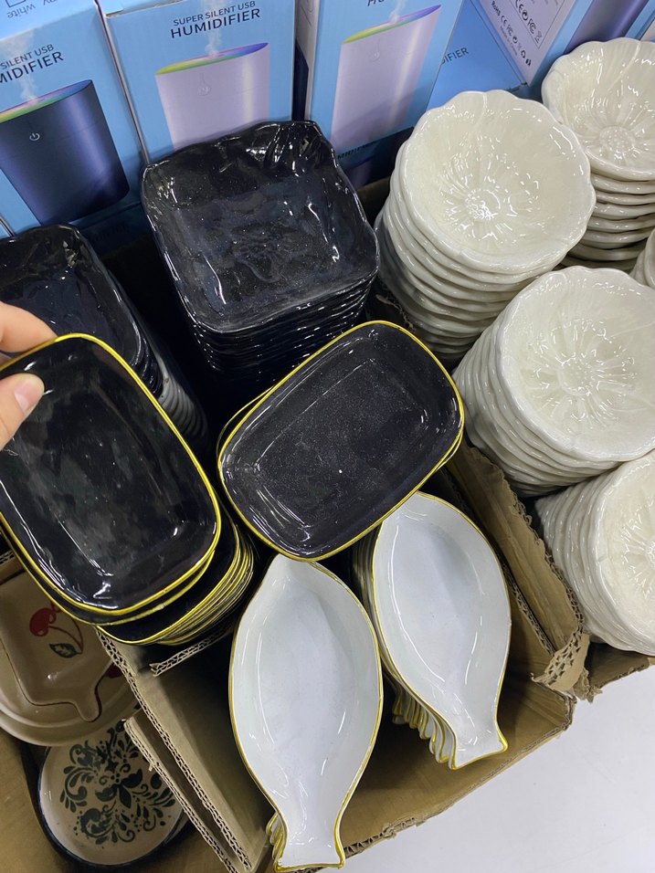 Kiraz Desenli Beyaz Seramik Mini Tabak - Görsel 3