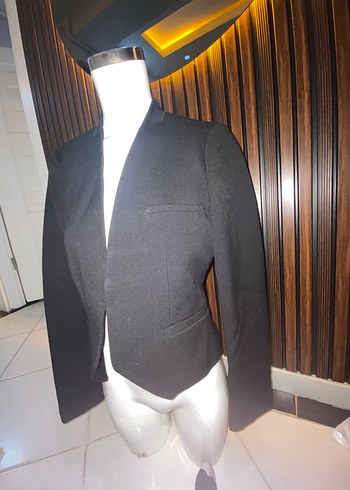 Zara Sikligin Simgesi Siyah Minimal Blazer Ceket
