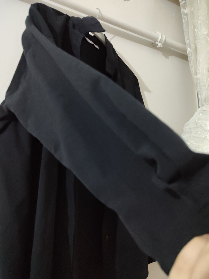 Siyah kadın gömlek - Görsel 2