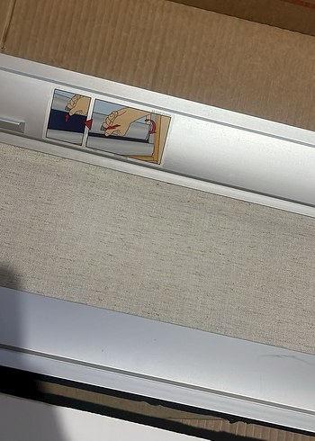 Otomotik kumandalı bej rengi Modern Desensiz Perde sıfır - Görsel 10