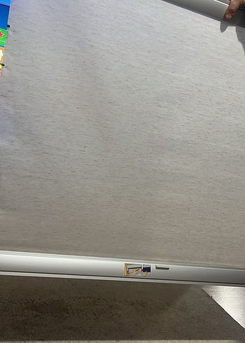 Otomotik kumandalı bej rengi Modern Desensiz Perde sıfır - Görsel 2