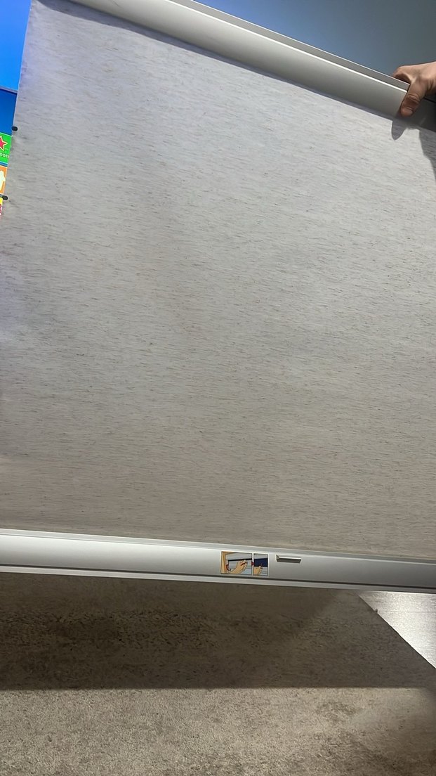 Otomotik kumandalı bej rengi Modern Desensiz Perde sıfır - Görsel 2