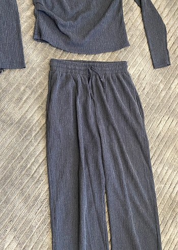 Gri Piliseli Kadın ikili takım - Görsel 7