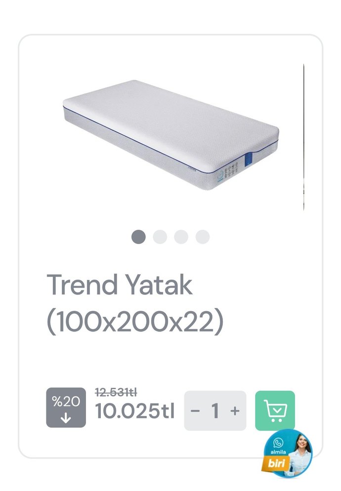 VISCO YATAK 100×200 - Görsel 2