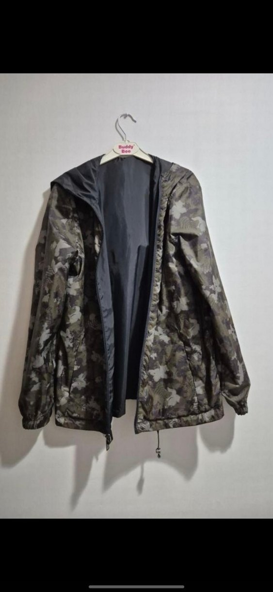 Çift Taraflı Desenli Yağmurluk - Görsel 2