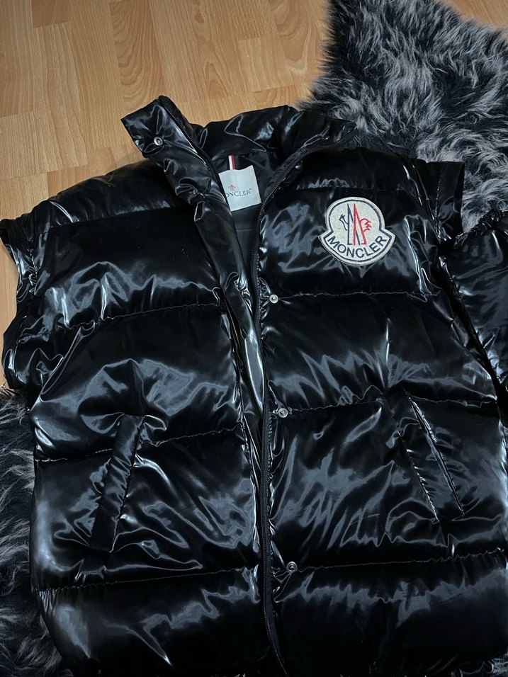 İthal moncler unisex Şişme çıkarılan kol yelek / mont ikilisi - Görsel 3