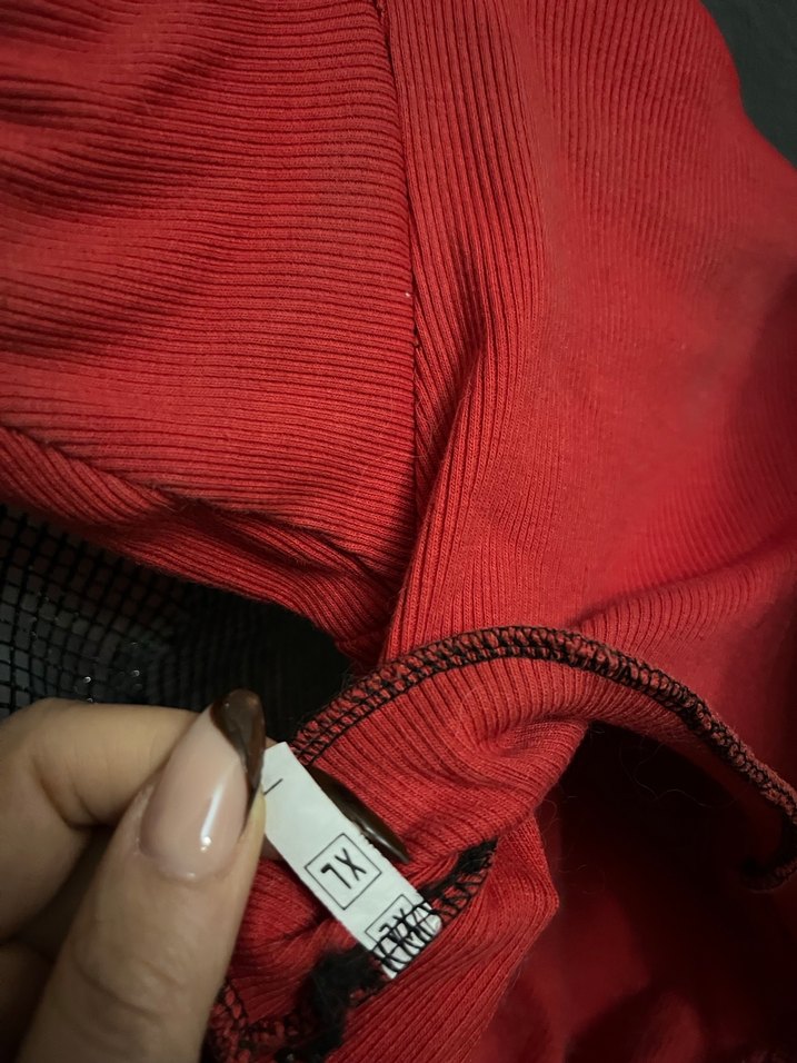 Kırmızı Sokak Stili Köpek Kıyafeti - Görsel 2