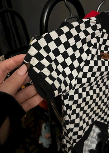 Kareli Siyah Köpek Kıyafeti - Görsel 4