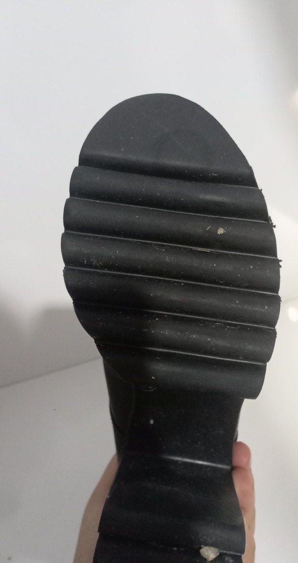 Siyah Kadın Deri Dolgu Topuklu Goth Bot - Görsel 4