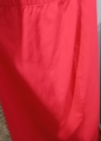 Kırmızı Drapeli Midi Hamile Eteği - Görsel 2