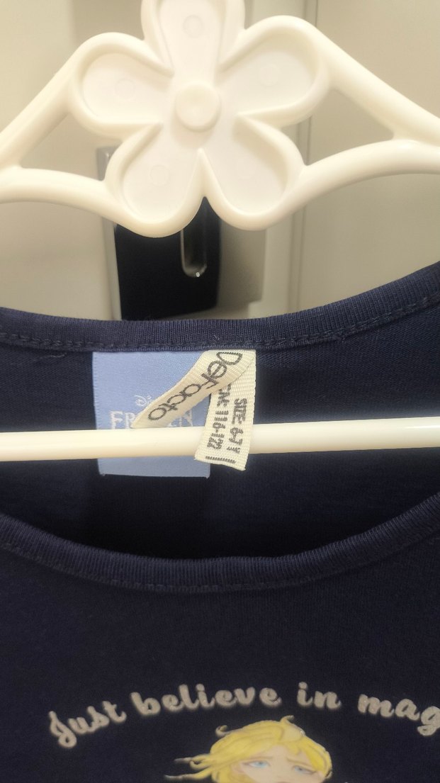 Lacivert Uzun Kollu Kız Elbisesi - Görsel 2