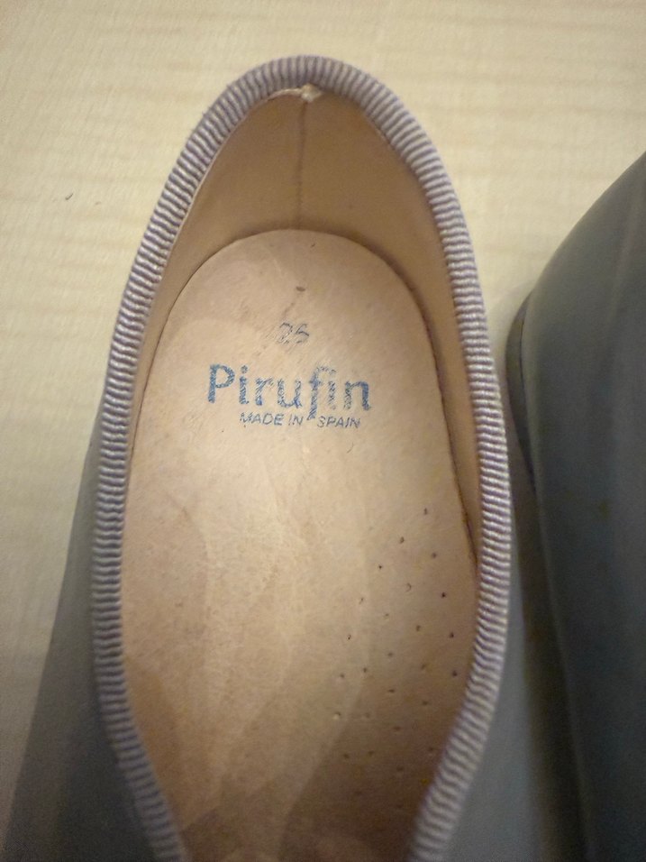 İspanyol Kız Çocuk Gri Tokalı Babet Ayakkabı - Görsel 2