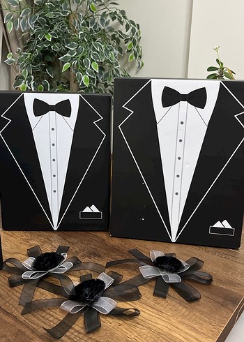 Klasik Siyah Damatlık Desenli Set - Görsel 2