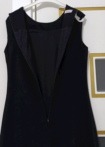 Çiçek İşlemeli Uzun Kadın Elbise - Görsel 5