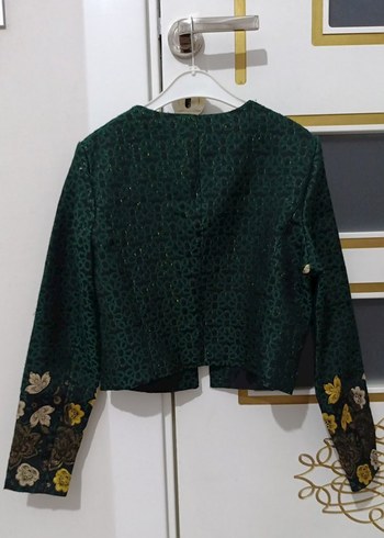 Çiçek İşlemeli Uzun Kadın Elbise - Görsel 8