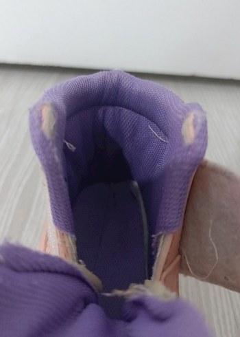 Kız Çocuk Pembe Yılan Desenli Cırt Cırtlı bot Spor Ayakkabı - Görsel 6