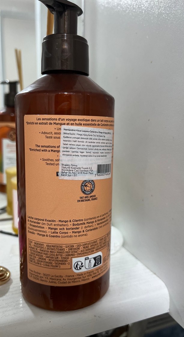 Yves Rocher Mango & Coriander Vücut Losyonu - Görsel 2