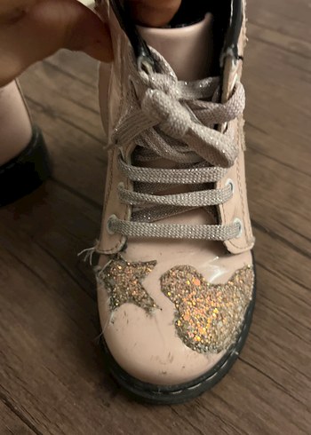 Pembe Parlak Kız Çocuk Botu - Görsel 3