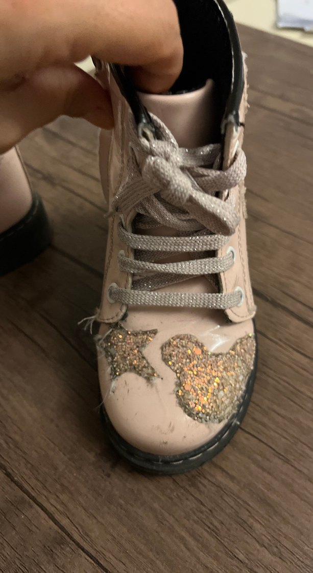 Pembe Parlak Kız Çocuk Botu - Görsel 3