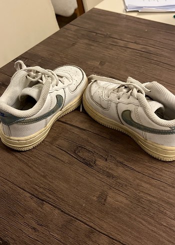 Orijinal Nike Beyaz Çocuk Bağcıklı Spor Ayakkabı - Görsel 3