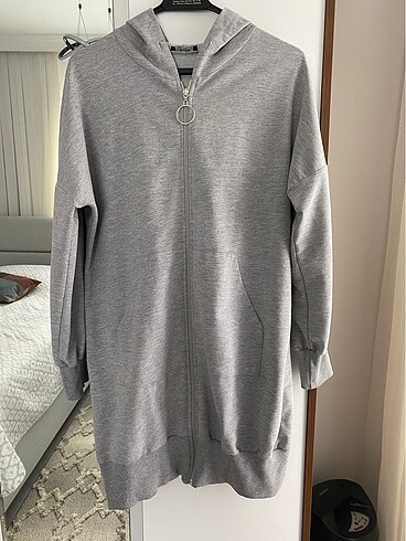 Tesettür sweat kapşonlu