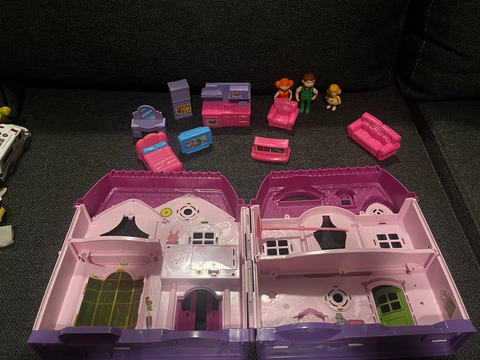 Renkli Pembe Oyuncak Ev - Görsel 5