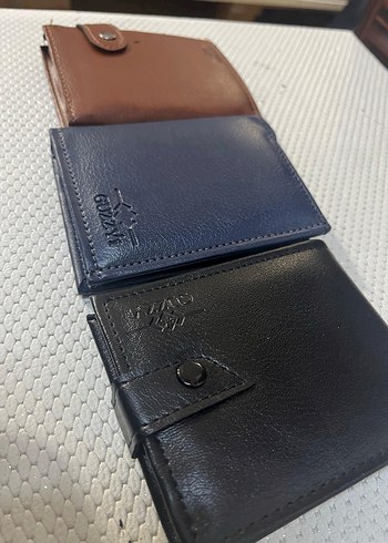 Düğmeli Kahverengi Erkek Cüzdan - Görsel 2