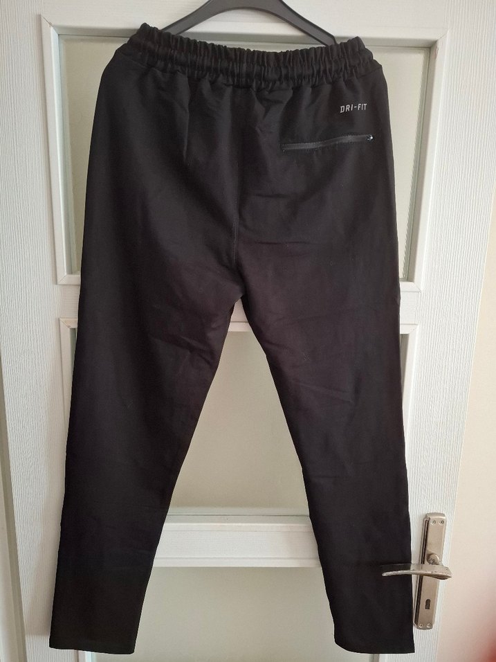 Nike Siyah Fermuarlı Dri Fit Erkek Eşofman - Görsel 2