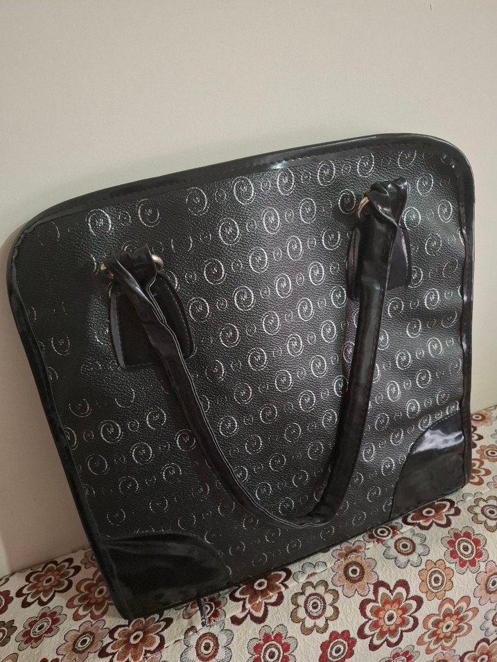 Siyah Deri Kadın Çanta - Görsel 2