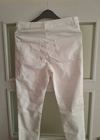 Defacto Beyaz Kadın Kot Pantolon - Görsel 2