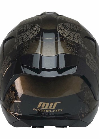 MTS X-340 KAPALI KASK - Gold - Görsel 3