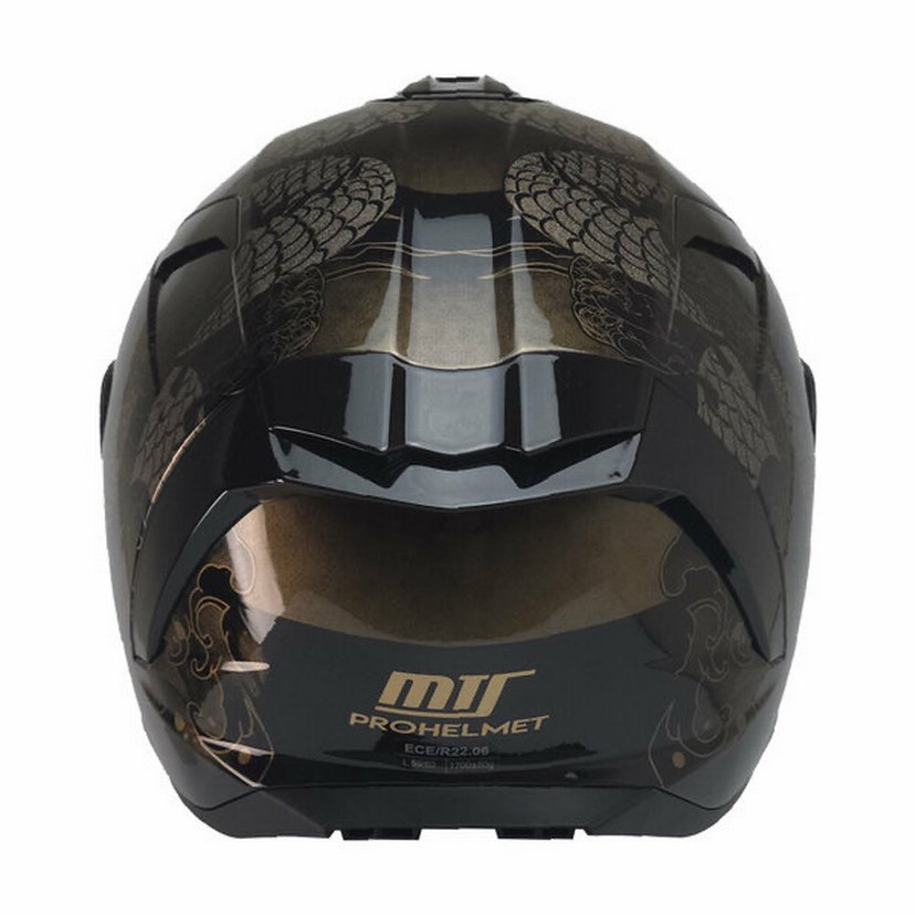 MTS X-340 KAPALI KASK - Gold - Görsel 3