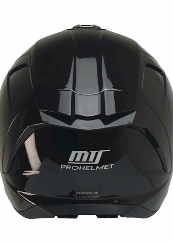 MTS X-340 KAPALI KASK - Parlak Siyah - Görsel 3