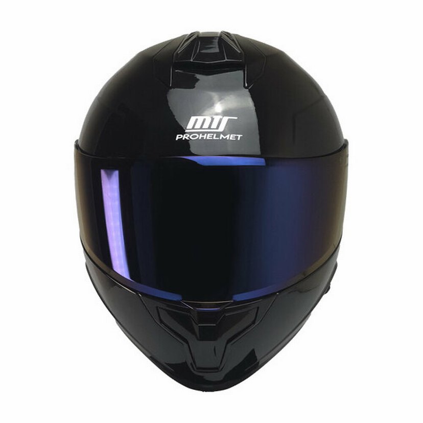 MTS X-340 KAPALI KASK - Parlak Siyah - Görsel 2